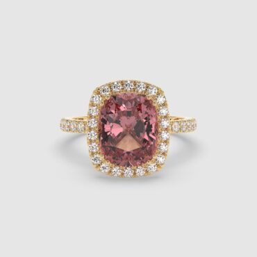 Delicate Pink Tourmaline Ring