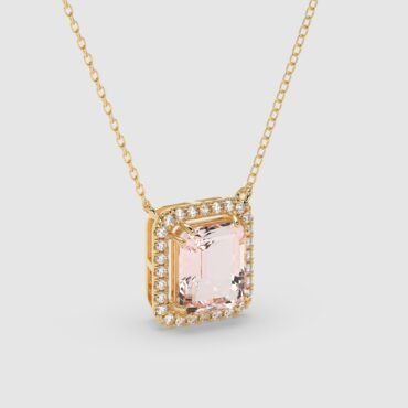 Spectrum Pink Morganite Pendant