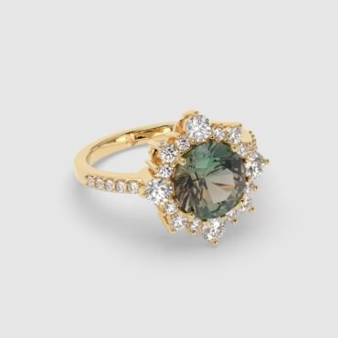 Lustrous Glow Tourmaline Ring