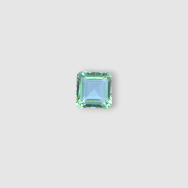 Certified Natural Green Square Tourmaline